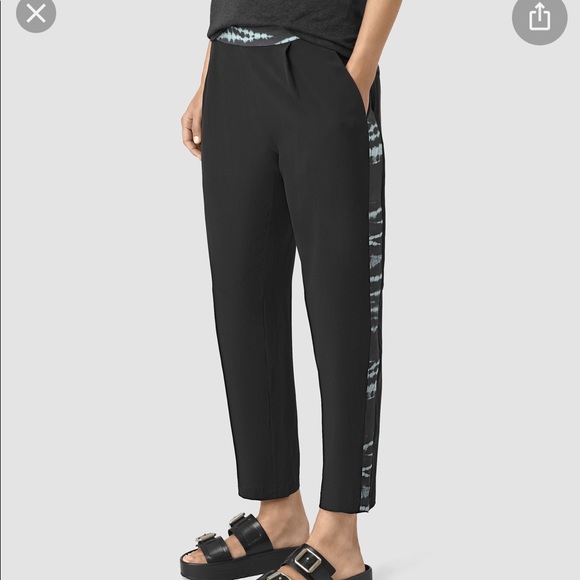 ALLSAINTS Misty Tye Trousers - Picture 1 of 4